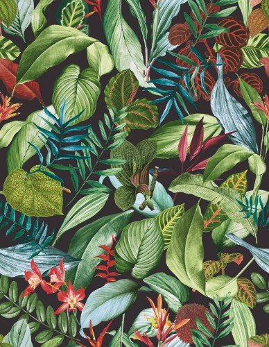 Tapeta z tropikalnymi roślinami Hohenberger 26742 Kiribati Tropical