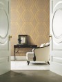 Tapeta Medaliony York HS7956 Charleston Damask 24 Karat