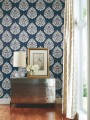 Tapeta z adamaszkiem York KT2143 Teardrop Damask 24 Karat