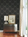 Tapeta z adamaszkiem York KT2144 Teardrop Damask 24 Karat