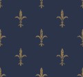 Tapeta lilijki York KT2191 Fleur De Lis 24 Karat