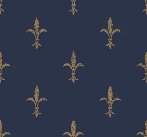 Tapeta lilijki York KT2191 Fleur De Lis 24 Karat