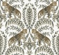 Tapeta w lamparty i liście York KT2202 Jungle Leopard 24 Karat