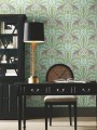 Tapeta w lamparty i liście York KT2204 Jungle Leopard 24 Karat