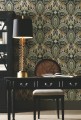 Tapeta w lamparty i liście York KT2205 Jungle Leopard 24 Karat