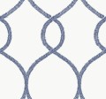 Tapeta kratownica York KT2232 Laurel Leaf Ogee 24 Karat