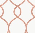 Tapeta kratownica York KT2236 Laurel Leaf Ogee 24 Karat