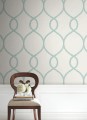 Tapeta kratownica York KT2238 Laurel Leaf Ogee 24 Karat