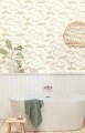Tapeta z morskimi zwierzętami Caselio SYO 102799298 Whale Done Sea You Soon