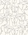 Tapeta twarze Casadeco GLRY 86160116 Portrait Gallery