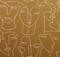 Tapeta twarze Casadeco GLRY 86162106 Portrait Gallery