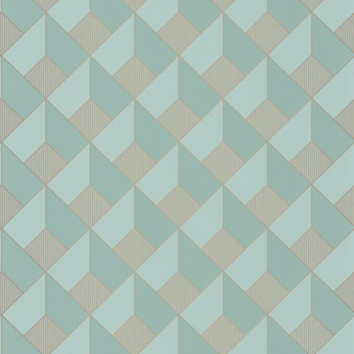 Tapeta kratownica Caselio ONB 100126120 Square Only Blue