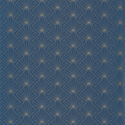 Tapeta w stylu Art-Deco Caselio ONB 101236221 Sunrise Only Blue