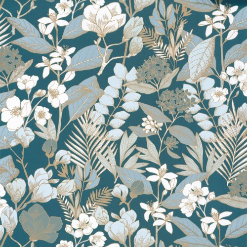 Tapeta roślinna Caselio ONB 102656162 Lovely Field Only Blue