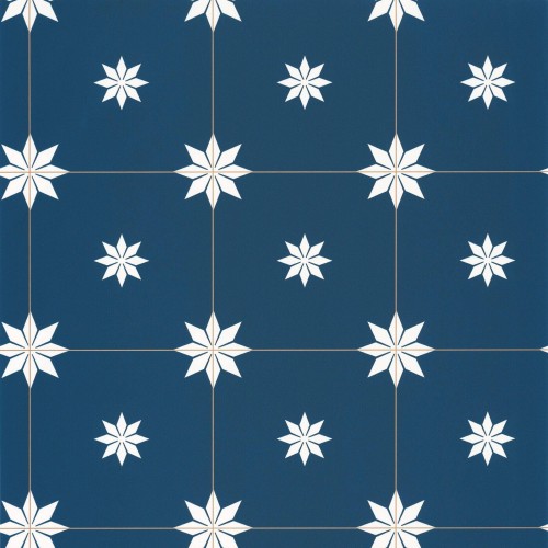 Tapeta imitująca płytki Caselio ONB 102716202 Trendy Tiles Only Blue