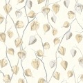 Tapeta roślinna Casadeco GINK 86211202 Lanternes Ginkgo