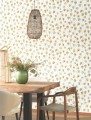 Tapeta roślinna Casadeco GINK 86211202 Lanternes Ginkgo