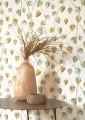 Tapeta roślinna Casadeco GINK 86211202 Lanternes Ginkgo