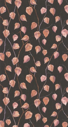 Tapeta roślinna Casadeco GINK 86213428 Lanternes Ginkgo