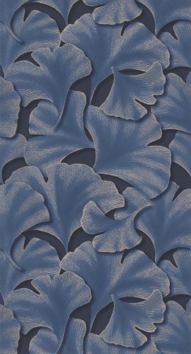 Tapeta w liście Miłorzębu Japońskiego Casadeco GINK 86246515 Biloba Ginkgo