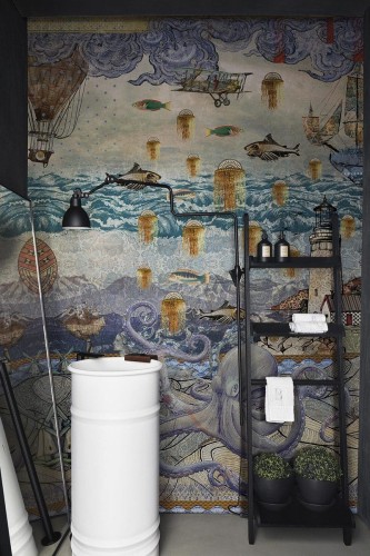 Tapeta w stylu eklektycznym London Art16MW Atlantis Wanderlust