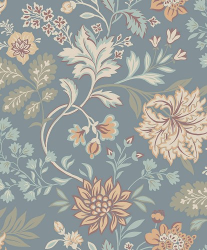 Tapeta w kwiaty vintage Boras Tapeter Alicia 2005 Vart Arkiv