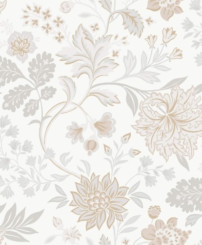 Tapeta w kwiaty vintage Boras Tapeter Alicia 2007 Vart Arkiv (6703)