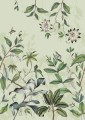 Mural tropikalne kwiaty i ptaki Casadeco BFM 87086107 Passiflore Beauty Full Image 2