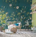 Mural tropikalne kwiaty i ptaki Casadeco BFM 87086808 Passiflore Beauty Full Image 2