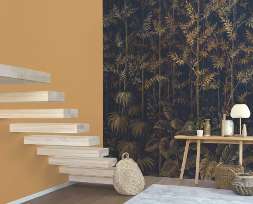 Mural z leśnym krajobrazem Casadeco BFM 87099203 Forest Beauty Full Image 2