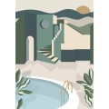 Mural ze wzorem architektury Caselio BFM 102146075 Archways Beauty Full Image 2