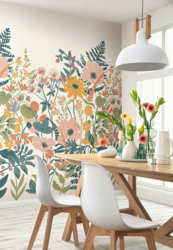 Mural ze wzorem łąki Caselio BFM 102371032 Hanna Beauty Full Image 2