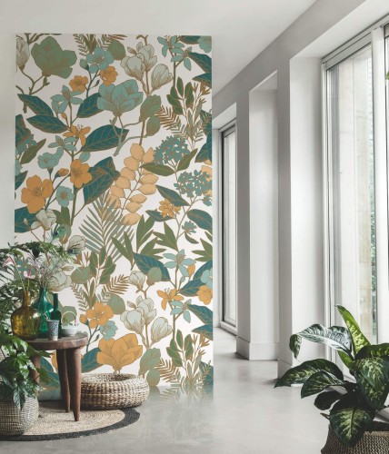 Mural kwiaty i liście Caselio BFM 102477020 Valentine Beauty Full Image 2