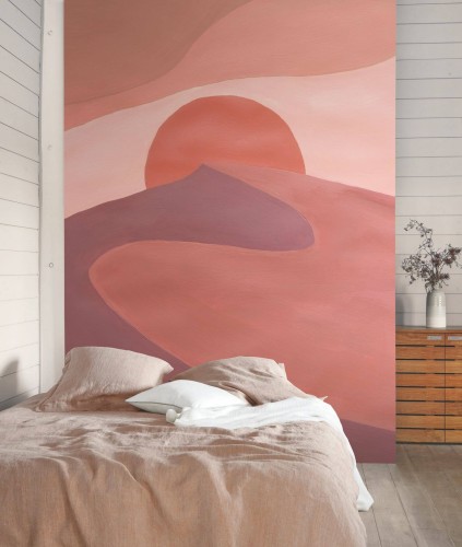 Mural ze wzorem pustyni Caselio BFM 102544044 Sunset Desert Beauty Full Image 2