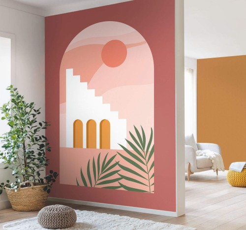 Mural z graficznym wzorem Caselio BFM 102554247 Real Mirage Beauty Full Image 2