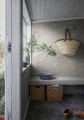 Tapeta Liście I Owoce Sandberg 839-26 Emrik Misty Blue Kolonin