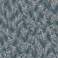 Tapeta W Kwiaty Konwalii Sandberg 479-56 Liljekonvalj Indigo Blue Kolonin