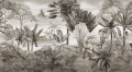 Fototapeta Dżungla Tecnografica 75287-2 Livingstone Seppia Expedition