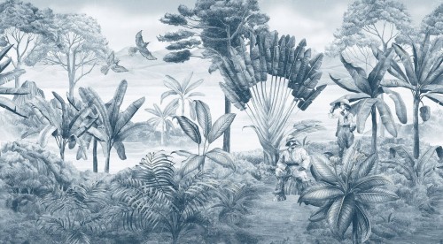 Fototapeta Dżungla Tecnografica 75287-3 Livingstone Blue Expedition