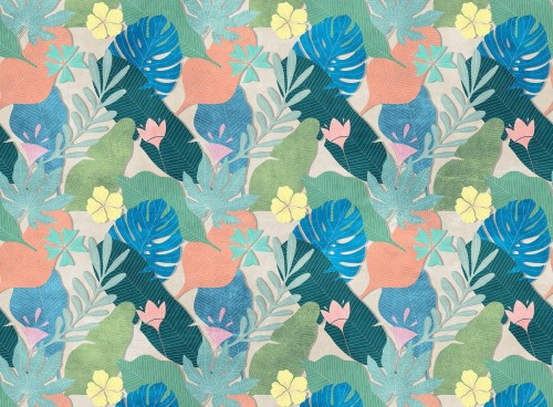 Fototapeta Tropikalne Liście Tecnografica 76034-2 Wilson Estate Expedition