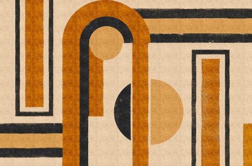 Tapeta z geometrycznym wzorem London Art T01S04 1A ALL THE MADMEN The Daydreamer