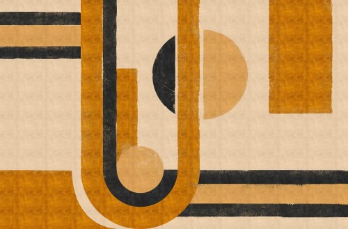 Tapeta z geometrycznym wzorem London Art T01S04 1B ALL THE MADMEN The Daydreamer