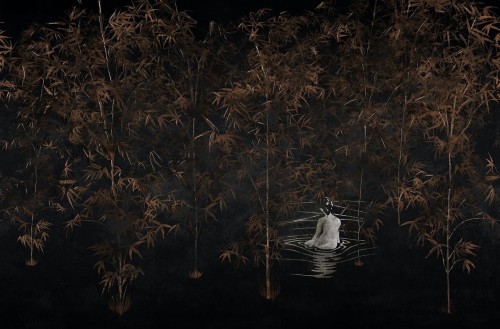 Tapeta w orientalnym stylu London Art T04S03 2A DANCE LITTLE SISTER The Daydreamer