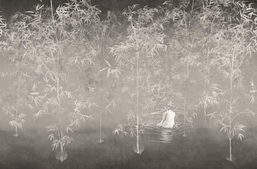 Tapeta w orientalnym stylu London Art T04S03 3A DANCE LITTLE SISTER The Daydreamer