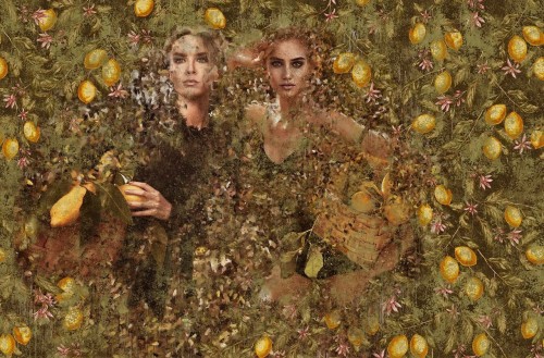 Tapeta w owoce London Art T07S05 1B CAN YOU SEE ME The Daydreamer