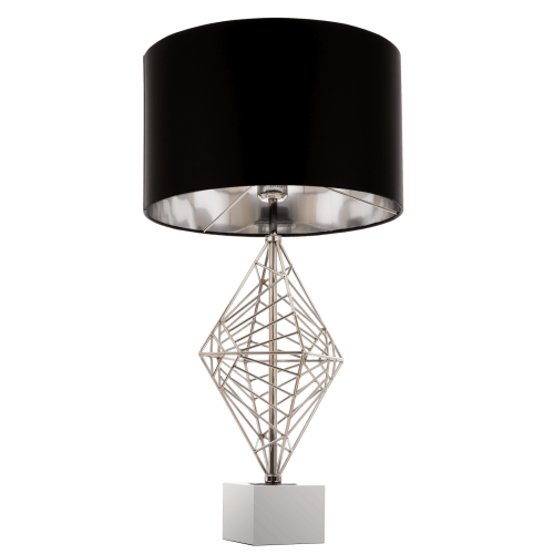 Nowoczesna lampa stołowa Caracas T01960CH Cosmo Light