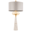 Ekskluzywna lampa stołowa z marmuru Cartagena T02004AU Cosmo Light