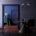 Ekskluzywna lampa stołowa z marmuru Cartagena T02004AU Cosmo Light