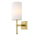 Kinkiet złoty modern classic Denver W01963WH AU W01963BR-WH 