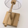 Kinkiet złoty modern classic Denver W01963WH AU W01963BR-WH 